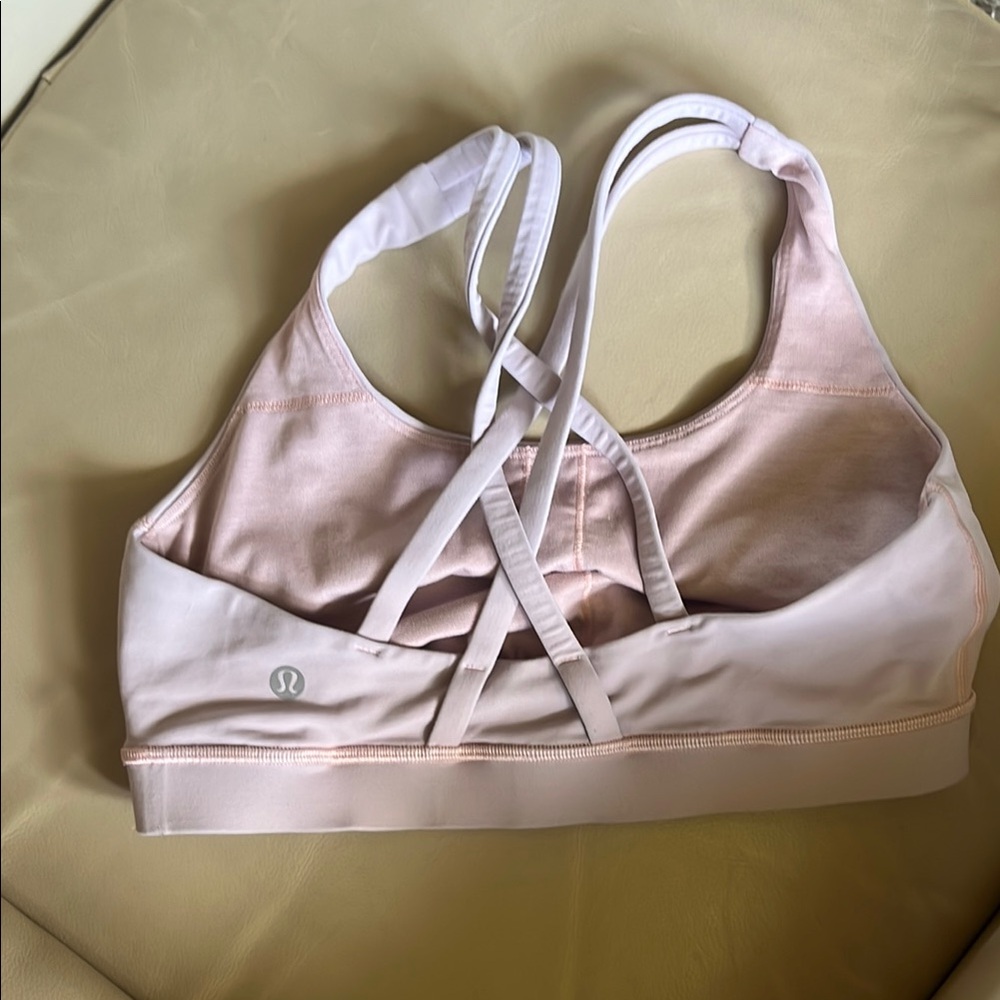 Lululemon Athletica Pink Strappy Sports Bra SZ6